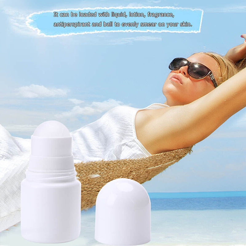 30ml/50ml Refillable Roller Bottle Essential Oil Deodorant Perfume Container