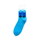 1 Pair Men Cotton Soft Socks Gradient Color Autumn Winter British Knee-High Sock