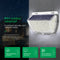 160LED Solar Wall Lamp Waterproof Motion Sensor Outdoor Yard Decor Light