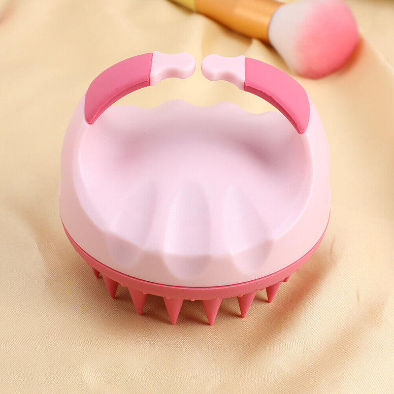 Mini Silicone Scalp Head Body Massager Comb Handheld Hair Brush for Women Pet