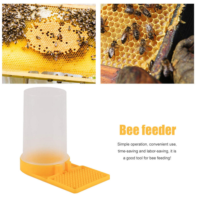 Plastic Beekeeping Feeder Honey Bee Nest Door Watering Feeding Box Tools Newly