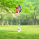DIY 5D Diamond Painting Rainbow Maker Wind Chime Light Catcher (Butterfly) Newly