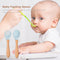 Baby Wooden Silicone Feeding Spoon Toddlers BPA-free Tableware (5) Newly