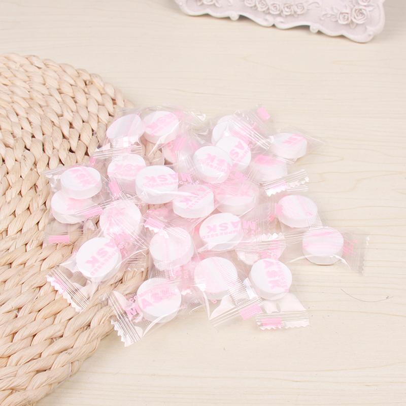 50Pcs Gesicht Hautpflege Maske DIY Baumwolle Gesichts-Kompresse Komprimierte Pap