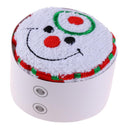 Christmas Cupcake Cotton Towels Xmas Gifts 30x30cm(Snowman)