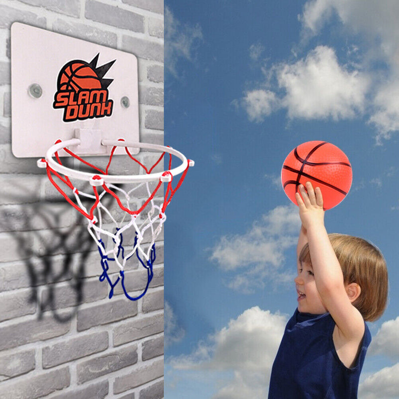Basketball Backboard Hoop Mini Board Box Set Children Indoor Sports Ball Game