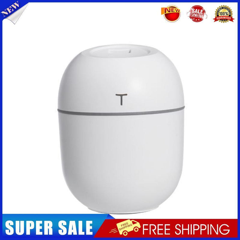 Ultrasonic Silent Air Humidifier Car Aroma Essential Oil Diffuser (White)