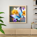 Animal Full Drill Round Diamond Picture DIY 5D Mosaic Butterfly Painting Kit