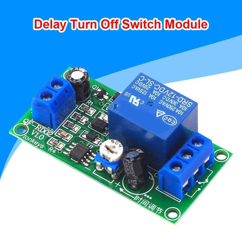 Time Adjustable Delay Relay Module NE555 Timer Control Switch Board 12V DC
