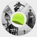 Beanies Hats Warm Sport Cycling Running Ski Bonnet Caps (Fluorescent Green)