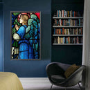 Praying Girl Full Round Drill Mosaic Diamond Painting DIY Rhinestone Crafts Gift
