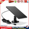 10W Solar Cells Charger 5V Portable Monocrystalline Solar Panels (Black) Newly