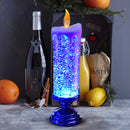 #A Night Lights 7-color Gradient LED Crystal Candles for Christmas Birthday Wedd