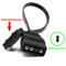 For Coolmoon Fan Controller 5V ARGB 3Pin to Small 4Pin/6Pin Adapter Cable Cord