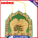 Eid Al-Fitr Wooden Hanging Plate Islamic Ramadan Festival Party Pendant Board