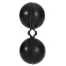 10x Fishing Double Rattle Attractor Fish Bite Alarm Bell Beads (Black)