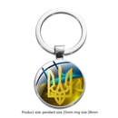 Ukraine Keychain Trinkets Ukrainian Charm Key Rings Bag Car Pendant (12) Newly
