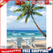 Oil Paint By Numbers Seaside Coloring Picture Digital Drawing L455