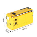 Lamp Flashlight Torch Emergency Radio Hand Crank AM/FM Radio Dynamo Wind Up
