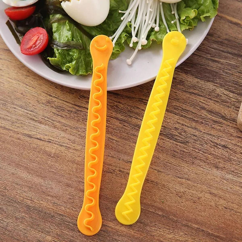 2X Bento Flower Cutting Fancy Boiled Egg Cutter Household Egg Cooking Tool.