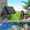 Fish Pond Solar Air Pump Fan Aquarium Outdoor Fishing Rotary Oxygen Tool