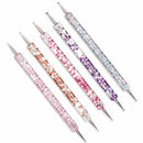 5Pcs Beauty DIY Marbleizing 2 Way Nail Art Manicure Tools Dotting Pen Painting