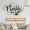 Merry Christmas Self-Adhesive Wall Stickers PVC Removable Background Wall Decals