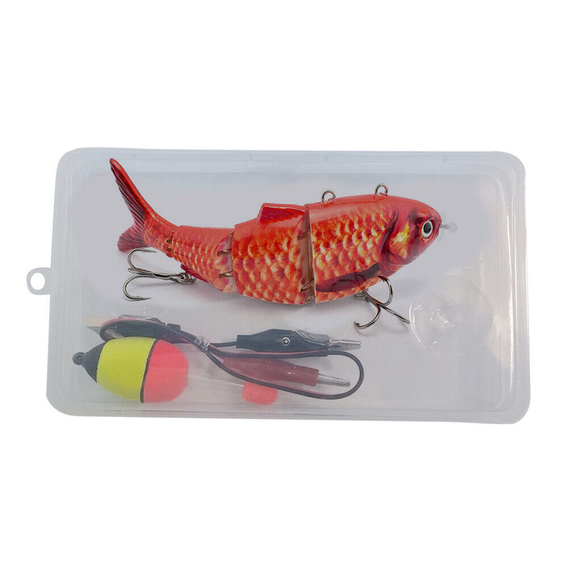 Robotic Fishing Lure Electric Wobbler 4-Segment Auto Swimbait USB (BL-2044)