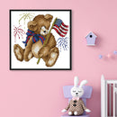14CT Stamped Decor Cross Stitch Kit DIY Printed Canvas Embroidery Set Needlework