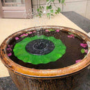 Outdoor Solar Powered Floating Water Fountain Pump Pool Best Bath Garden P5E2