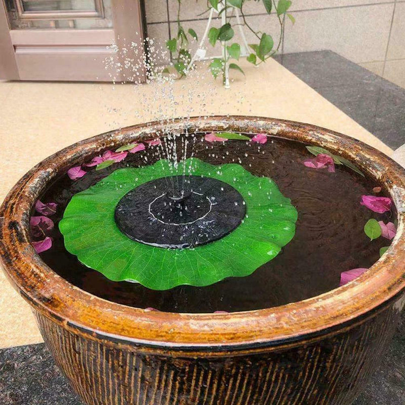 Outdoor Solar Powered Floating Water Fountain Pump Pool Best Bath Garden P5E2
