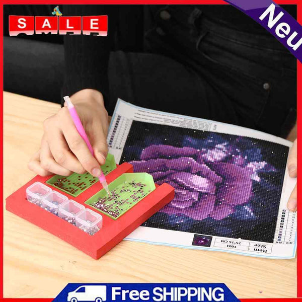 Convenient Multifunction Durant Diamond Painting Kit Beads Storage Tray We