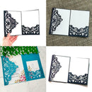 Envelope Cover Cutting Dies Plant Vine Pattern For Scrapbooking Card F3Y9