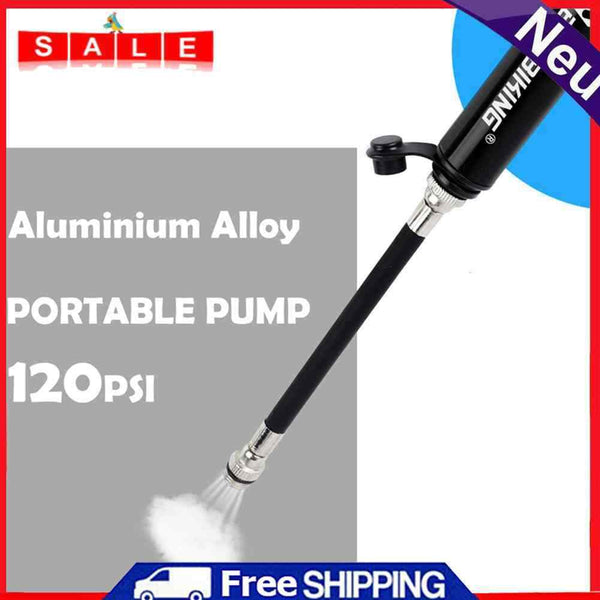 WEST BIKING 100PSI Bicycle Air Pump Portable MTB Pump for Basketball