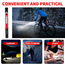 Pocket Pen Light - USB Charging Reusable Durable Light & Touch Switch (Red)