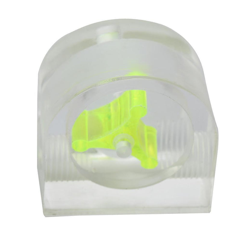 1pc Acrylic Semicircle Waterproof Seal 2 Feet Away Indicator Flow Open