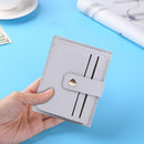 #A Women Wallet Fashion Simple Leather Case Multi-Slots Small Purse Card Bag H