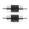 2pcs RCA Male to Male AV Audio Video Plug Jack Extension Cable Connectors Newly