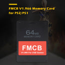 FMCB V1.966 Memory Card for PS2 PS1 USB HDD Console Retro Video Gaming Cards