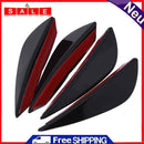 4PCS/Set Universal Car Styling Decoration Accessories Front Bumper Stickers Trimming