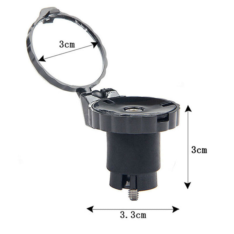 YSANAM Road Bicycle Handlebar Rearview Plug Reflector Mirror (No Light) Newly