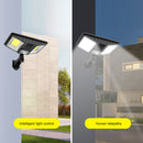 Solar Wall Lamp LED Four Head Rotatable Outdoor Waterproof Light (160COB) Newly