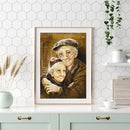 Oil Paint By Numbers Elder Coupe Coloring Picture Digital L452