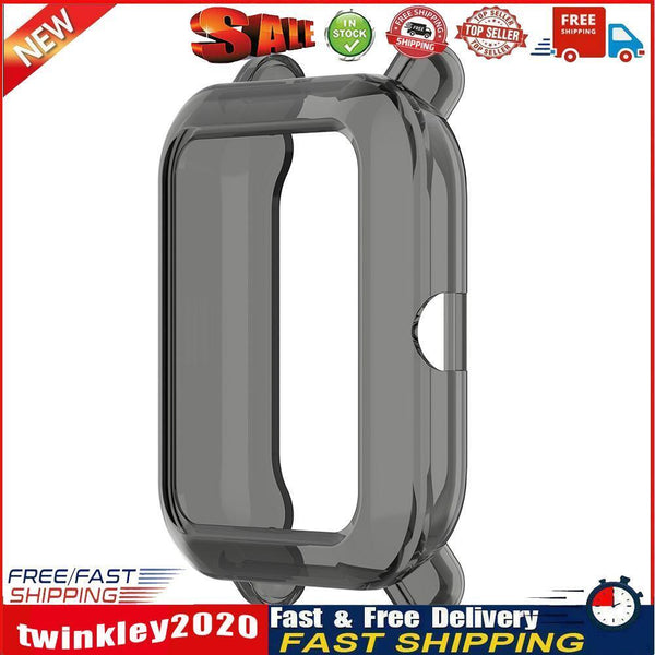 Soft TPU Protective Case Cover Shell for Amazfit Bip S Smartwatch (Black) Newly