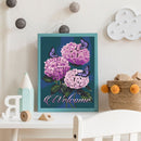 HandPainted Oil Paint Kill Time Picture Colouring Artcraft Hydrangea Flower