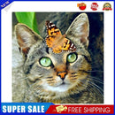 5D DIY Diamond Painting Kits Cat Full Round Drill Animal Decor Wall Crafts