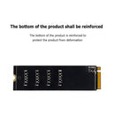 M.2 MKEY Adapter Module 4-Port PCI-E X1 Riser Card Expansion Board for Vista