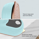 Mini Steam Iron Handheld Wet Dry Portable Garment Steamer (EU Light Blue)