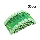 50pcs Eye Shadow Brush Double Sided Beauty Women Makeup Brushes (Green)