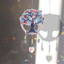 Point Drilling Crystal Ornament Wind Chime Pendant Outdoor Indoor DIY Decor